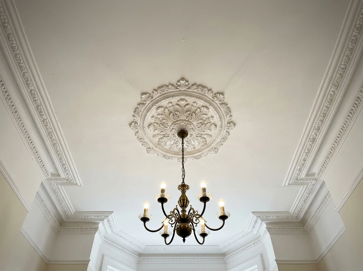 Ceiling painting in Leicester by Leicester Decorators, professional ceiling decorators