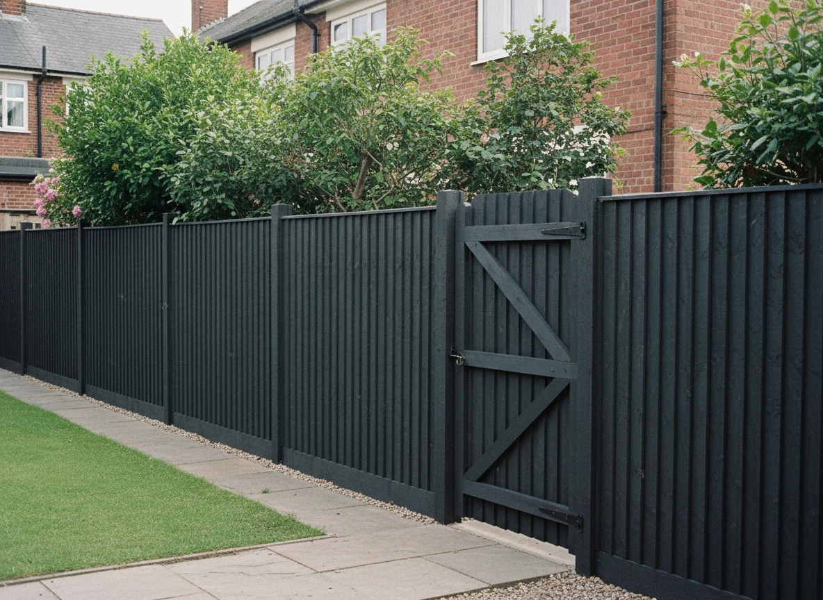 Deck and garden timber painting in Leicester