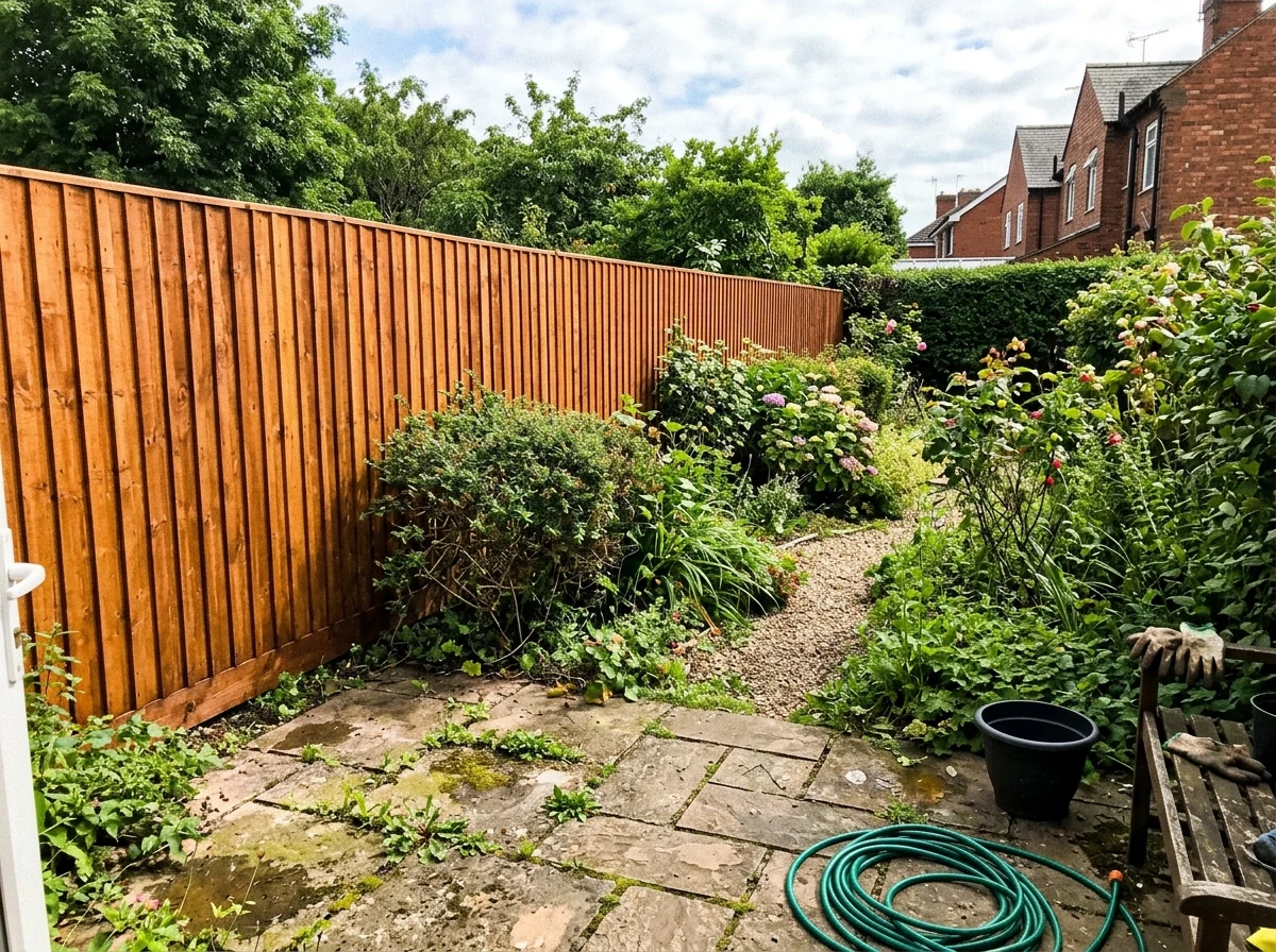 Timber fence painting and treatment in Leicester