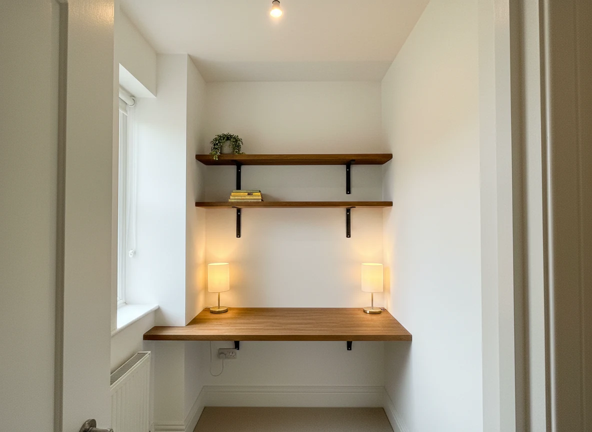 home-office-painting-1-leicester-leicester-decorators Home office painting in Leicester by Leicester Decorators, professional workspace decorating