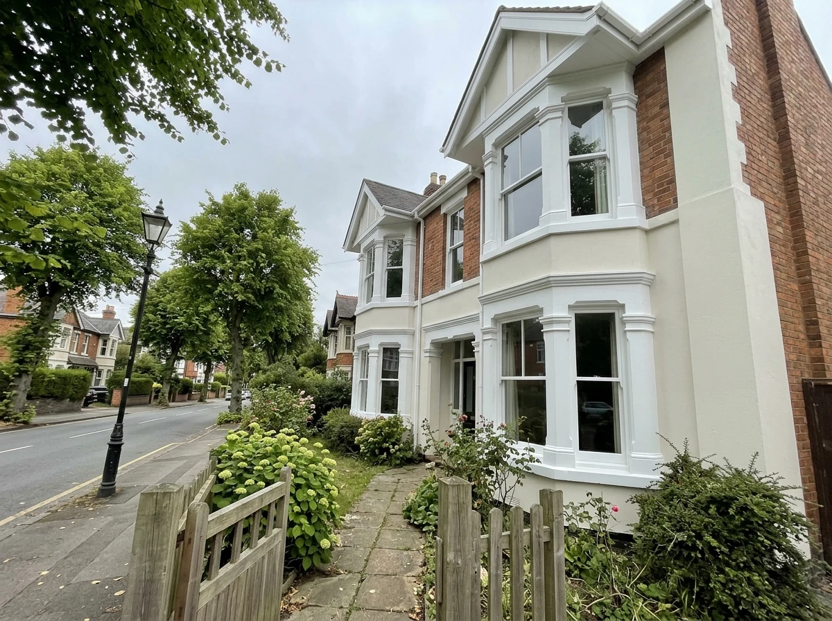 house-painting-1-leicester-leicester-decorators House painting project in Leicester, full property coverage by Leicester Decorators