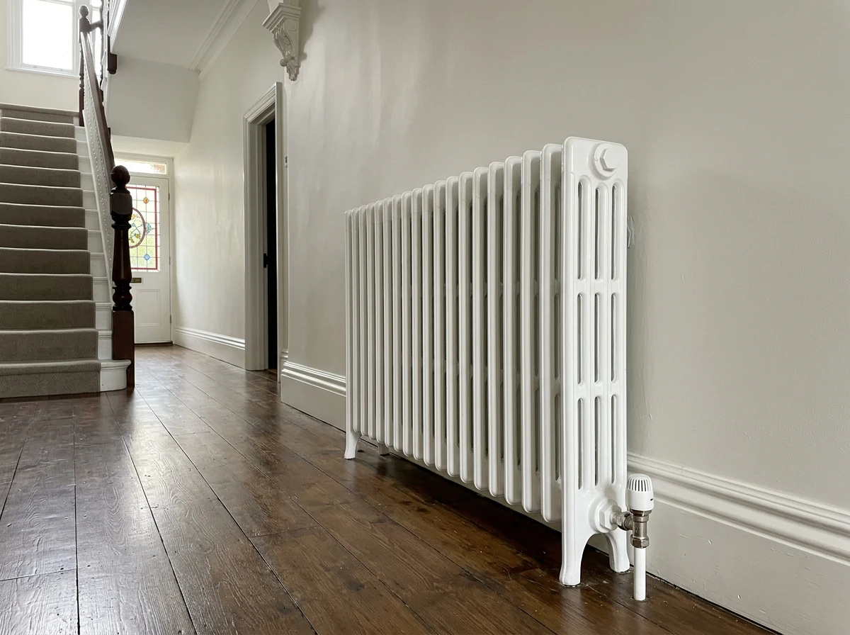 Radiator painting in Leicester by Leicester Decorators, professional heat-resistant finishes