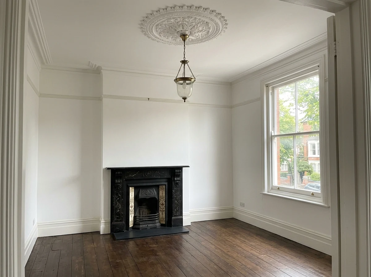 Victorian property interior painting in Stoneygate Leicester, period features
